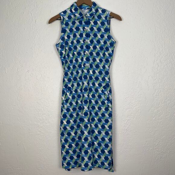 J.McLaughlin Dolly Catalina Cloth Sleeveless Dress Size Small - Picture 1 of 4